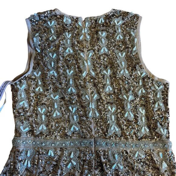 Mac Duggal Embellished Sheath Dress Glam Gala Holiday Party Bridal NWT 12 - Picture 12 of 16